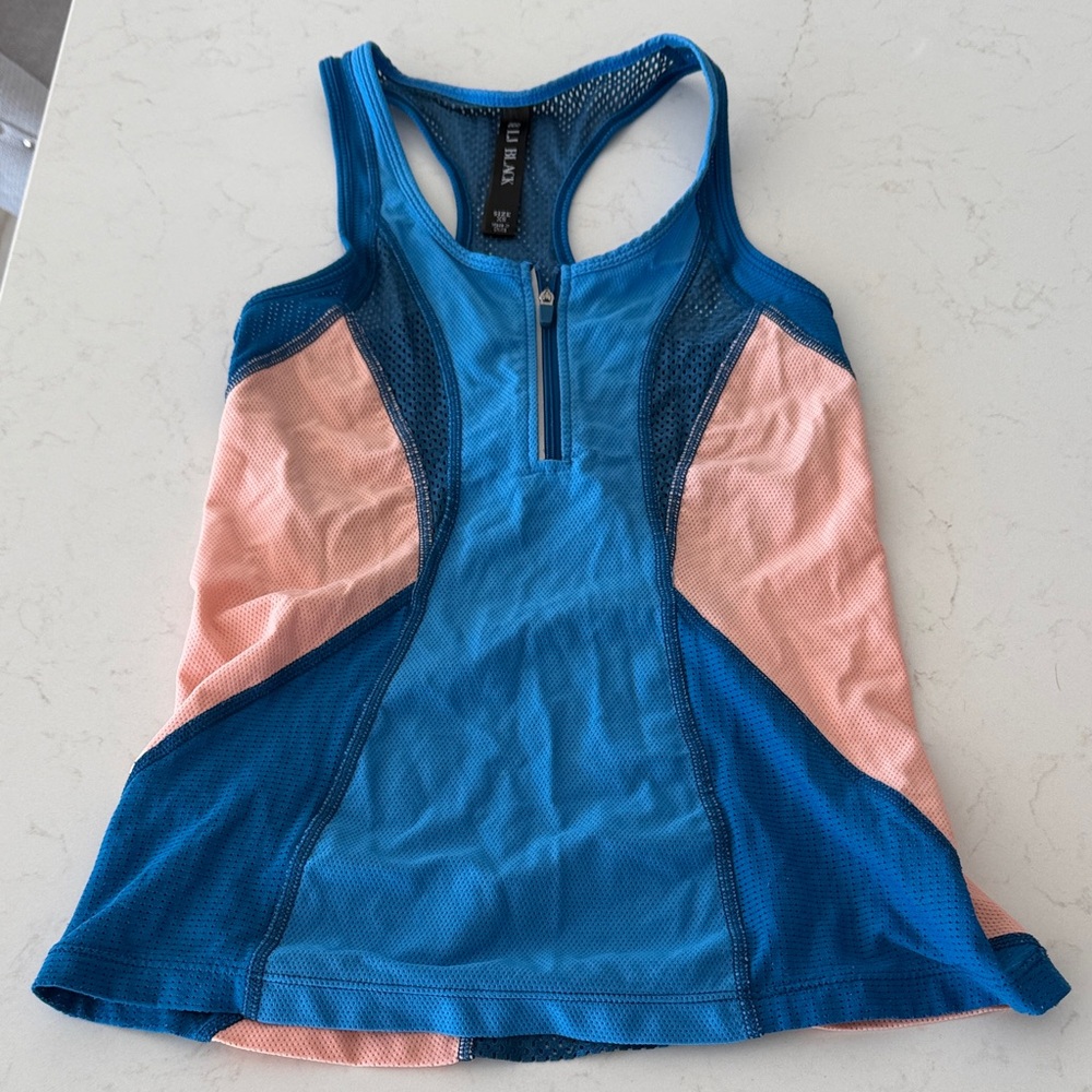 Women's Blue and Pink Tank Top